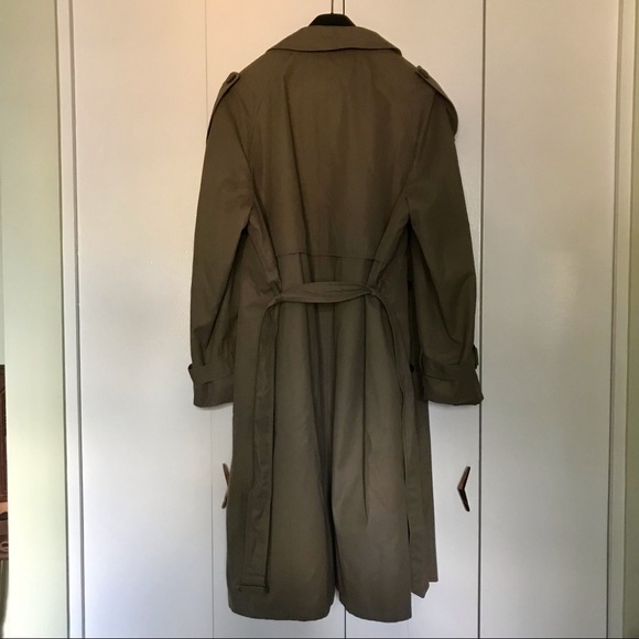 Men’s Taupe Belted Trench Coat in size 46 - Picture 7 of 8